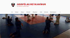 Desktop Screenshot of judo.is