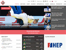 Tablet Screenshot of judo.hr