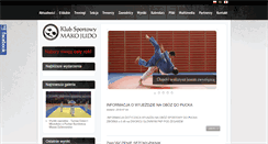 Desktop Screenshot of krosno.judo.net.pl
