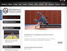Tablet Screenshot of krosno.judo.net.pl